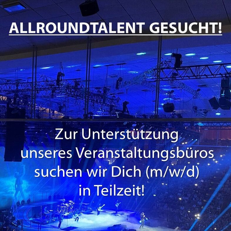 Jobs & Karriere: Allroundtalent für unser Veranstaltungsbüro (m/w/d) in Teilzeit gesucht!